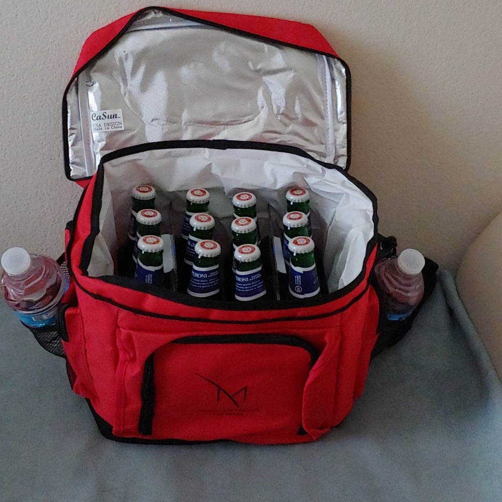 Insulated tote bag holds a lot see photo